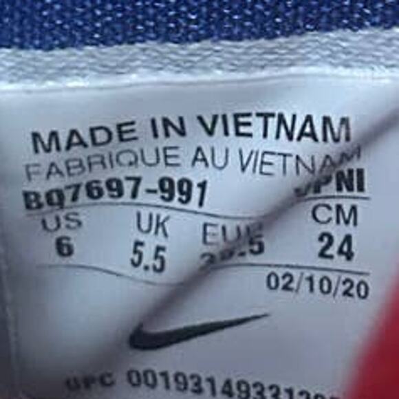 Nike - KD- ID Zoom ETW 23 - Sneakers - Blue/Red - Kids Big- 6 - BQ7697-991 - Picture 9 of 9